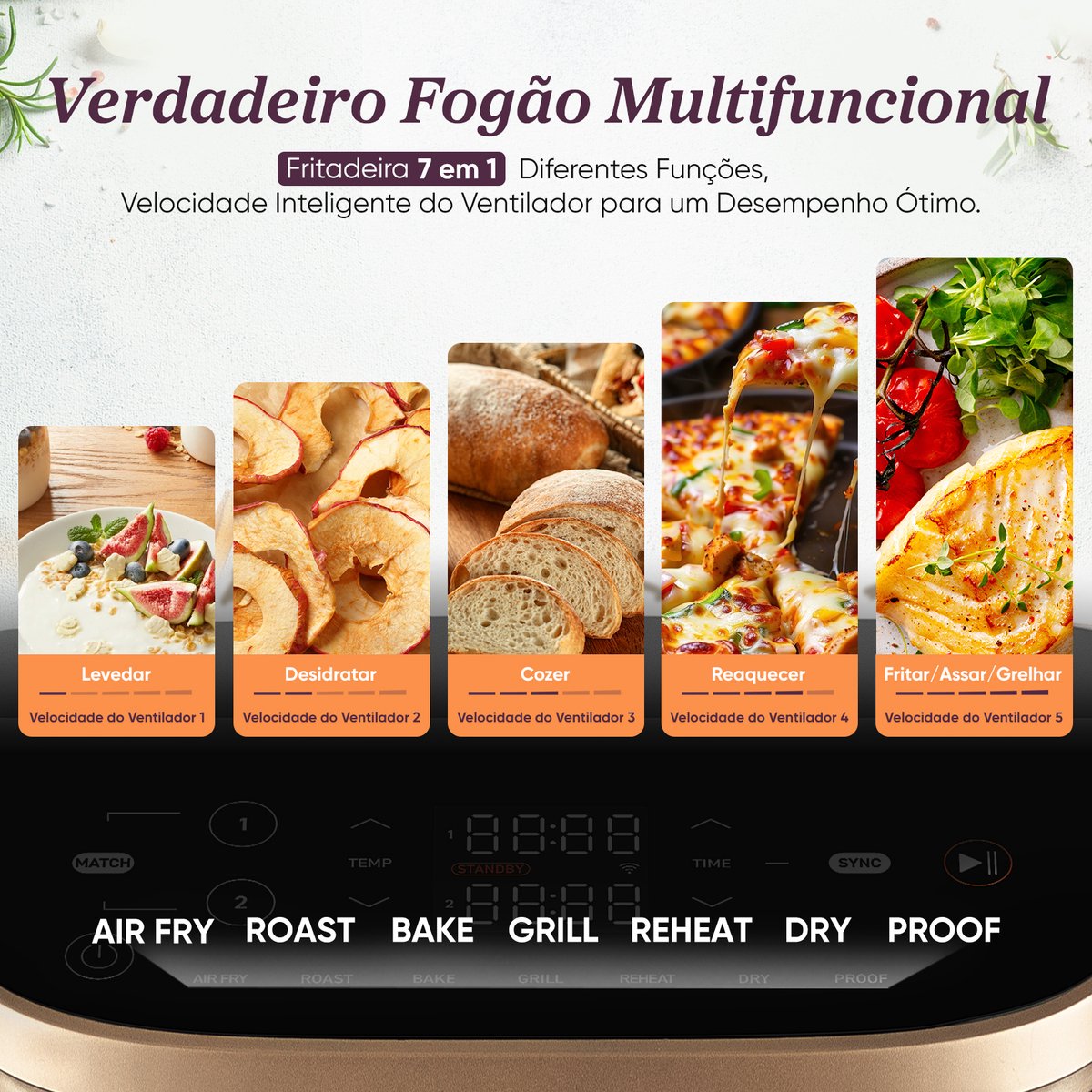 Cosori Turbo Tower Pro Airfryer met 2 Lades 10,8 l - afbeelding 3