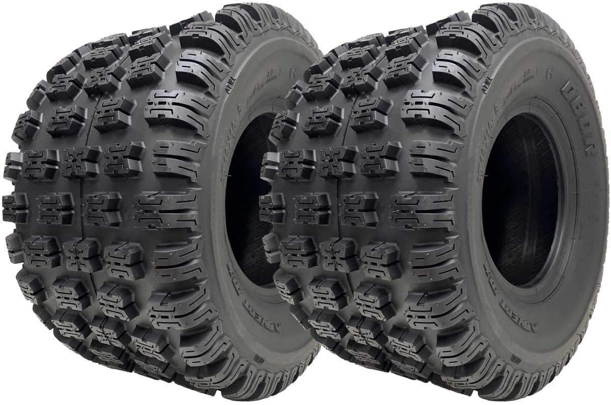 18x10-8 ATV-banden OBOR Advent Tubeless 255/50-8, goedgekeurd voor de openbare weg, 102 kg (set van 2)
