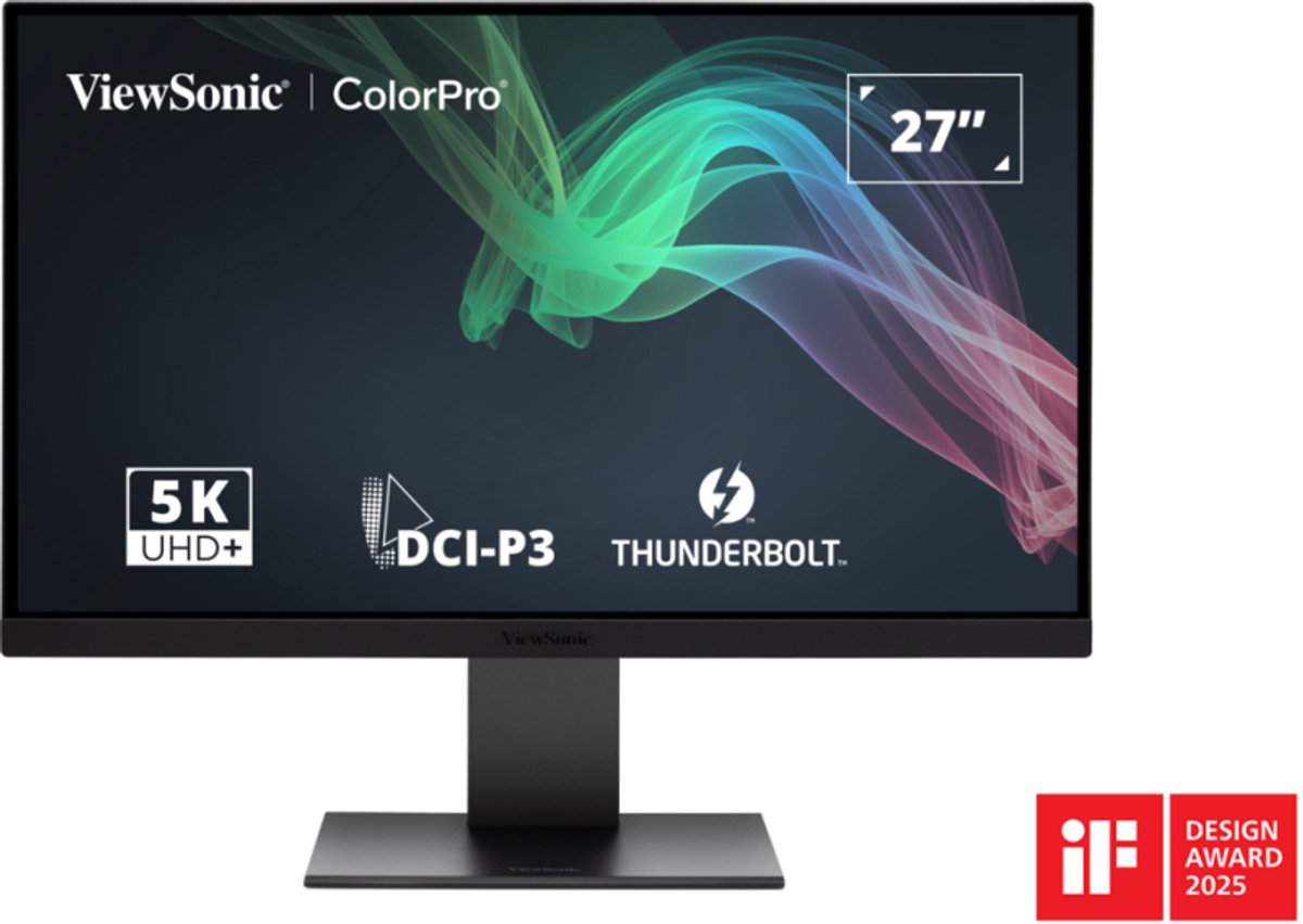 Viewsonic VP2788-5K computer monitor 68,6 cm (27") 5120 x 2880 Pixels 5K Ultra HD LED Zwart