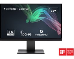 Viewsonic VP2788-5K computer monitor 68,6 cm (27") 5120 x 2880 Pixels 5K Ultra HD LED Zwart