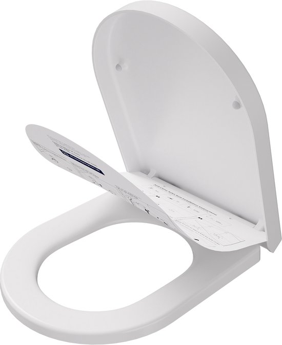 HARO Tablas Slim 540784 Toiletbril (wc-bril wit alpine), met