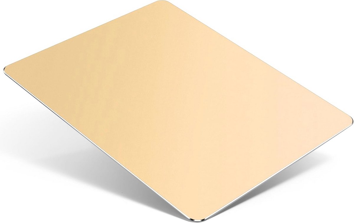 Aluminium muismat met antislip oppervlak voor snelle en nauwkeurige bediening