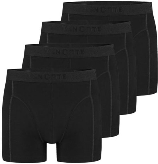 Ten Cate - Homme - Basic - Lot de 4 boxers - Zwart - XL