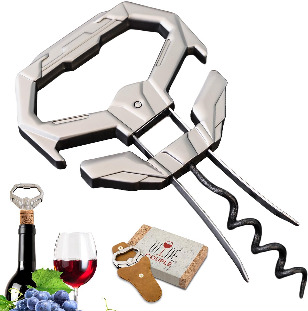 Ibenzoa® Flessenopener met Innovatief Ontwerp voor Wijnliefhebbers en Verzamelaars van Vintage Wijnen