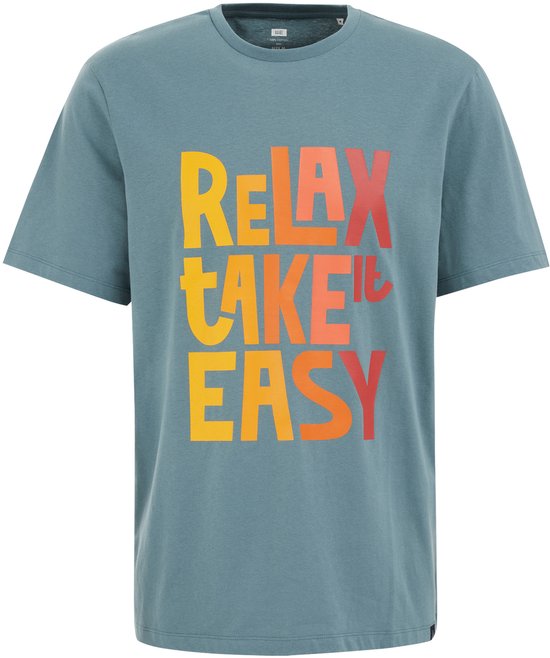 WE Fashion Heren Regular fit T-shirt met print