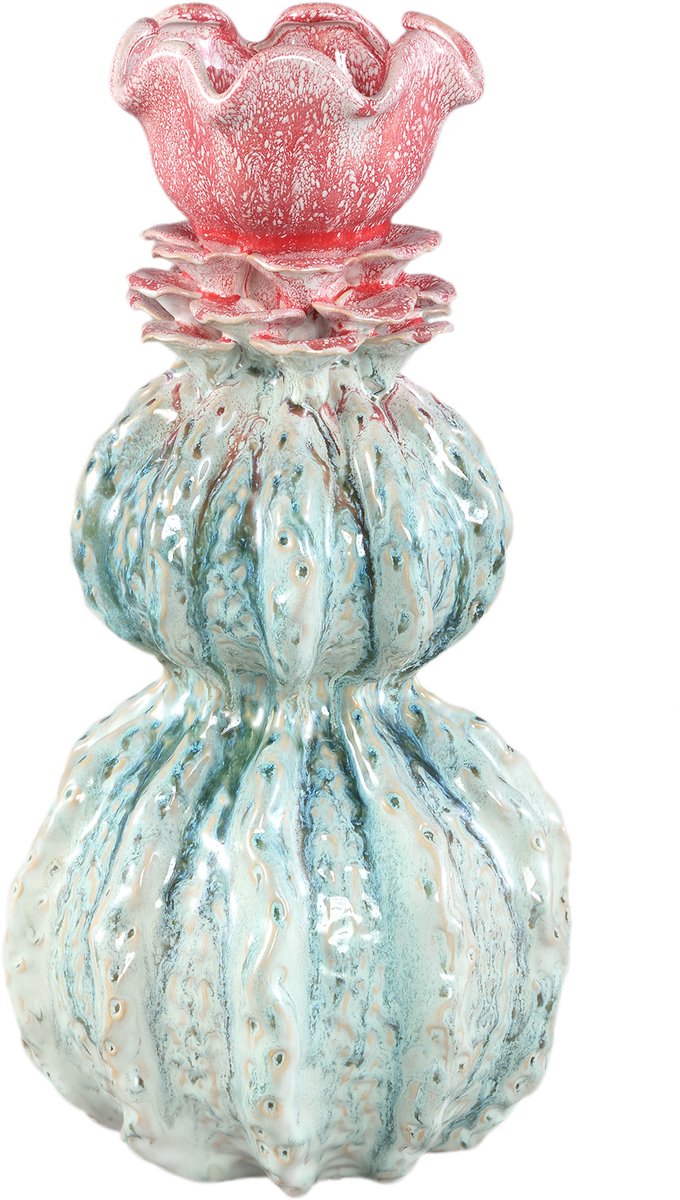 PTMD Vaas Tegain - Groen - 21x21x42cm