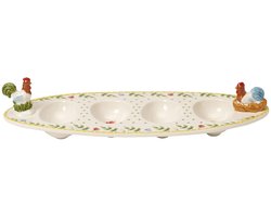 Villeroy & Boch Pasen Spring Awakening Ei bootje Haan en Kip 31 x 12 cm
