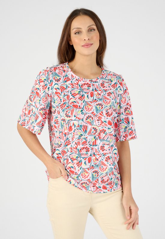 Damart - Climatyl T-shirt van soepel tricot - Dames - Roze - M