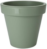 Pro Garden Plantenpot/bloempot Terras Master- dubbelwandig kunststof - groen - D60 x H55 cm - Voor buiten