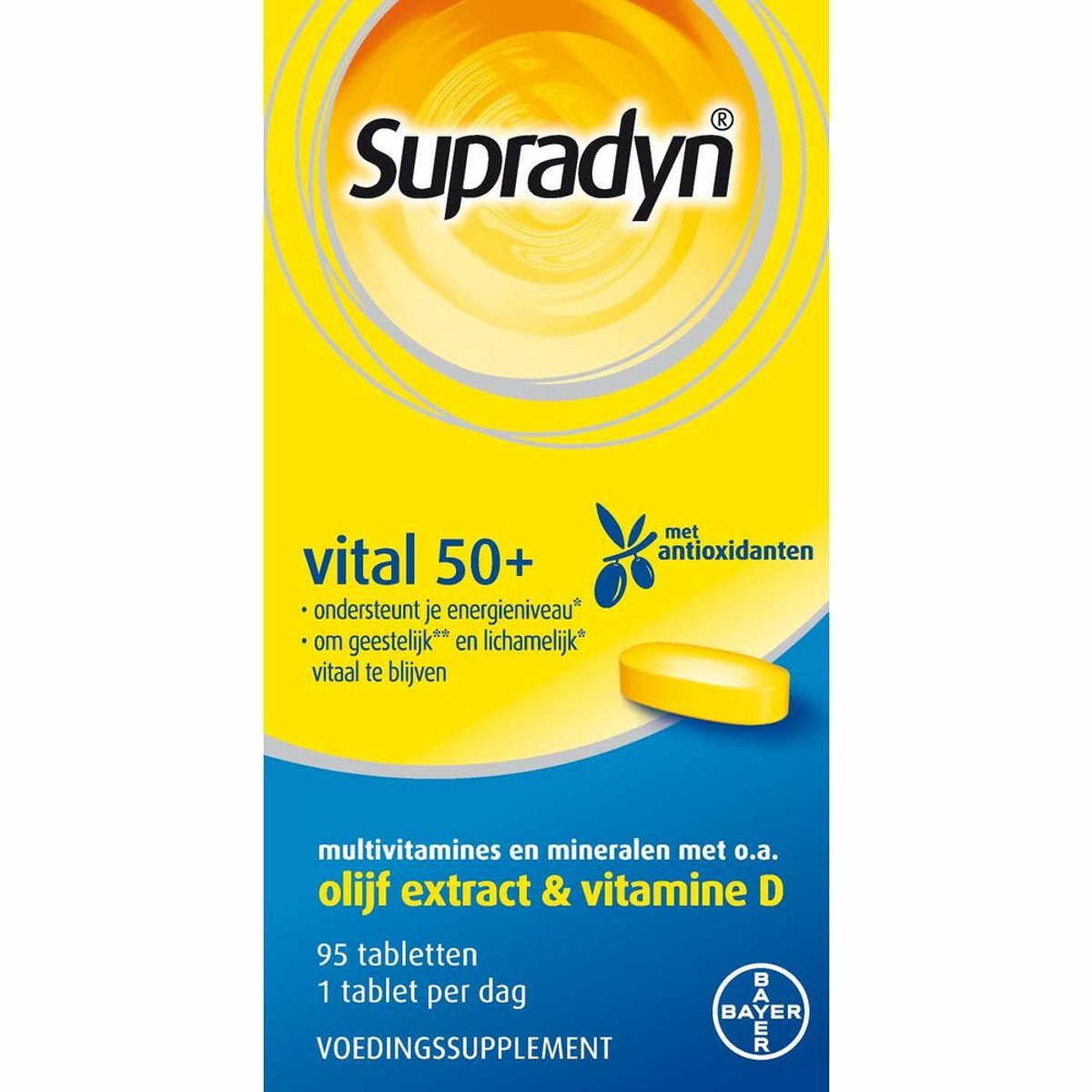 Supradyn Vital 50+ - 2 x 95 tabletten - Voordeelverpakking