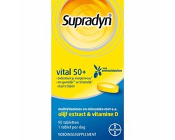 Supradyn - Vital 50+ - 2 x 95 tabletten - Voordeelverpakking