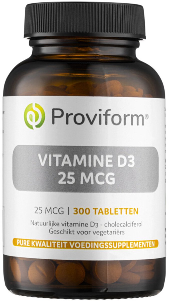 Proviform Vitamine D3 25 MCG - 300 tabletten