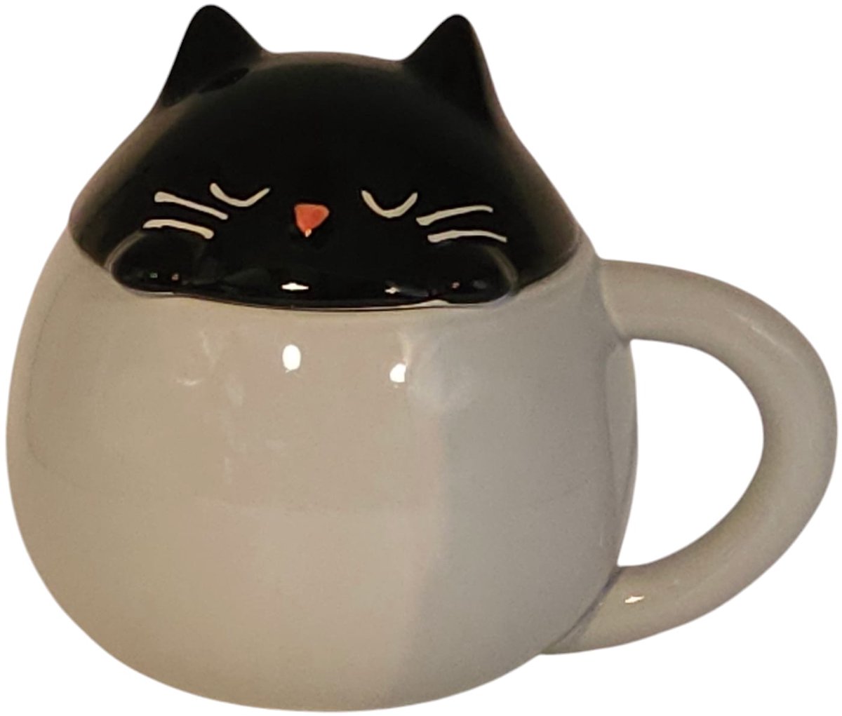 Katdootje - Mok - Zwarte kat