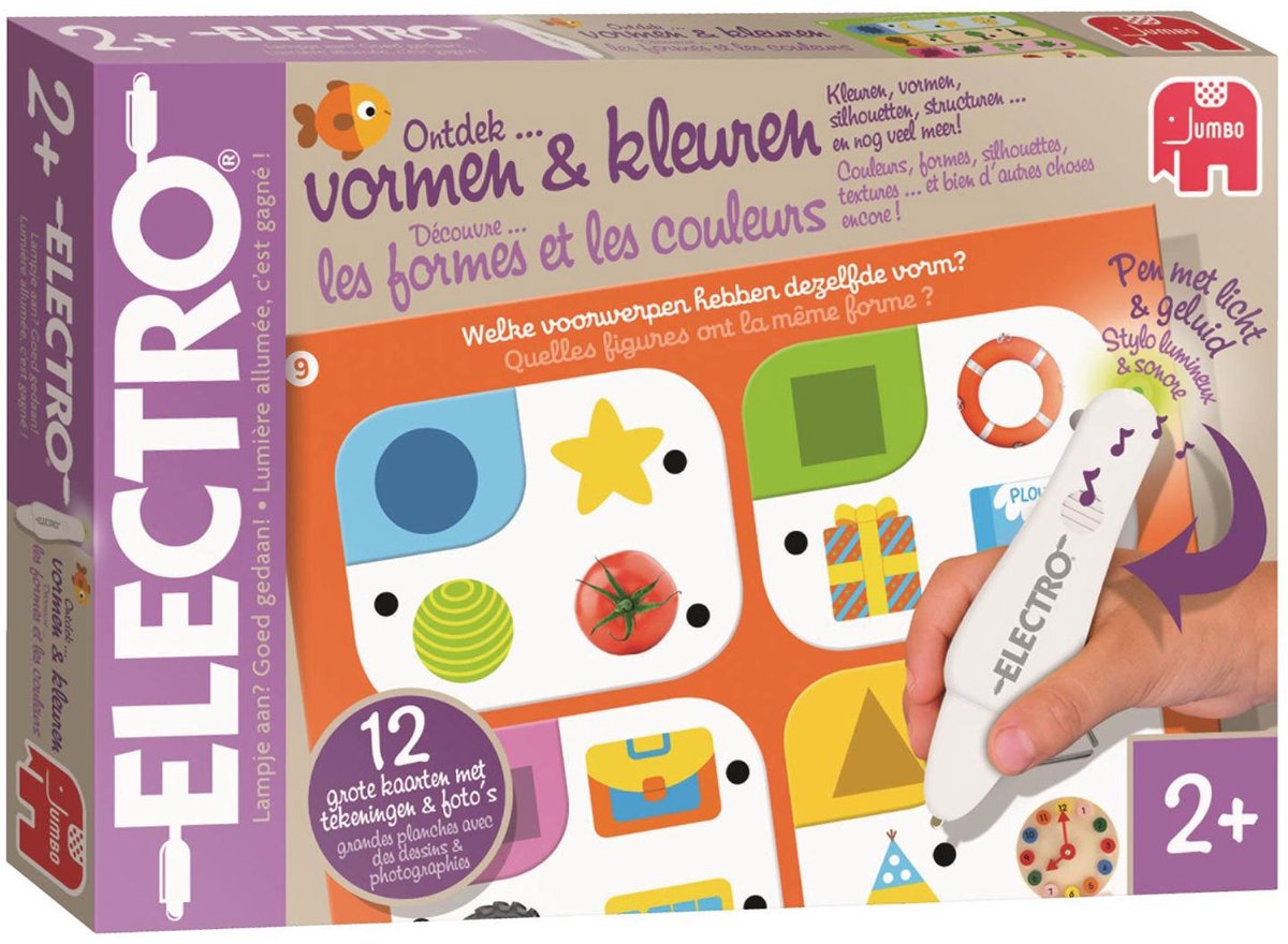 Jumbo - Electro Wonderpen - Ontdek Vormen & Kleuren - Educatief spel - Vanaf 2 jaar — afbeelding 2