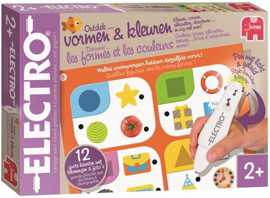 Jumbo - Electro Wonderpen - Ontdek Vormen & Kleuren - Educatief spel - Vanaf 2 jaar