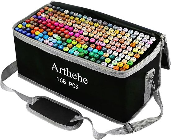 COPIC Sketch Marker Set Earth Essentials with 6 colours, professional alcohol-based brush pens with a flexible and a medium wide tip