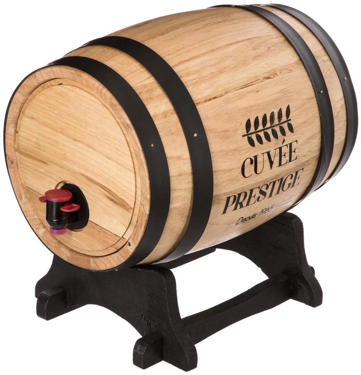 Secret de Gourmet Houten Wijnvat Dispenser - 5,5 L, Natuurlijk