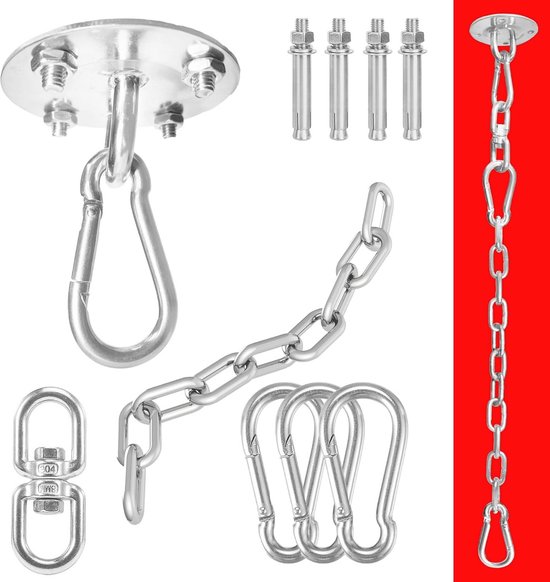 Gereedschaphouder voor garages, 111 cm, metalen wandhaken, 6 haken, ge