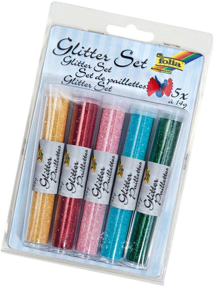 Glitterpoeder Folia assorti