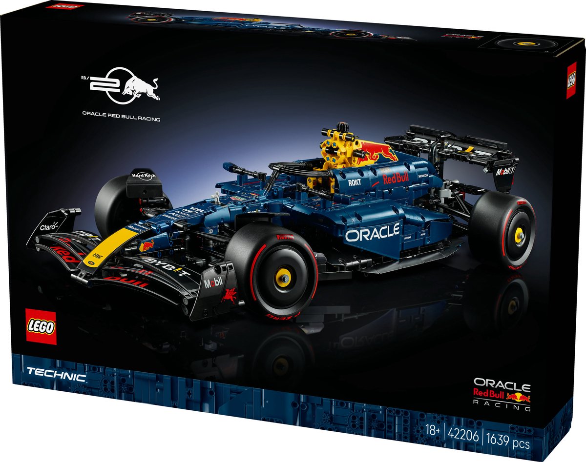 LEGO Technic - Oracle Red Bull Racing RB20 F1 auto - F1 auto - 42206 — afbeelding 12