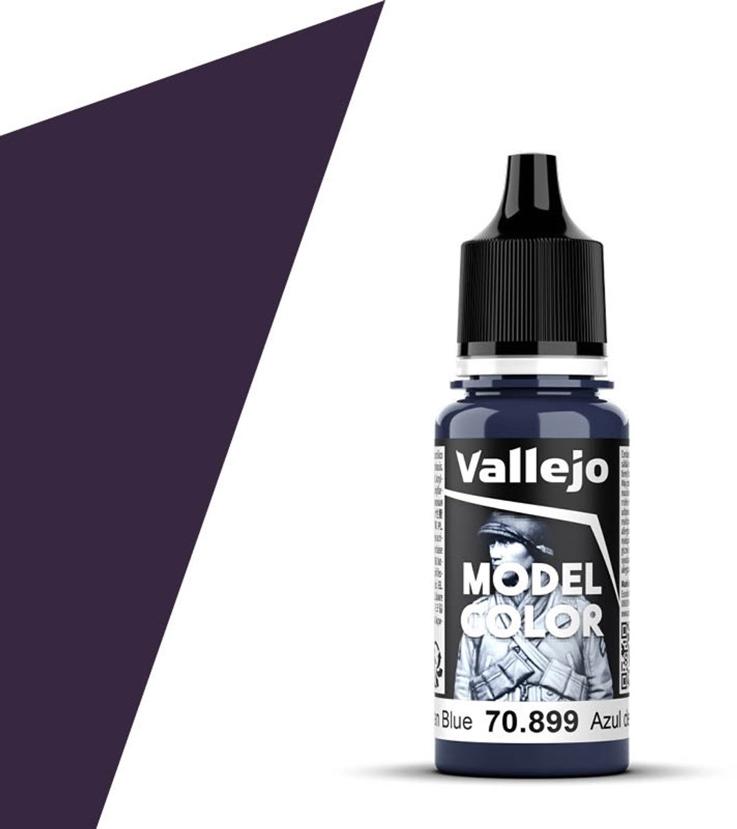 Vallejo Hobbyverf Acrylverf - 70899 Model Color Dark Prussian Blue - Acryl Verf flesje - 17 ml