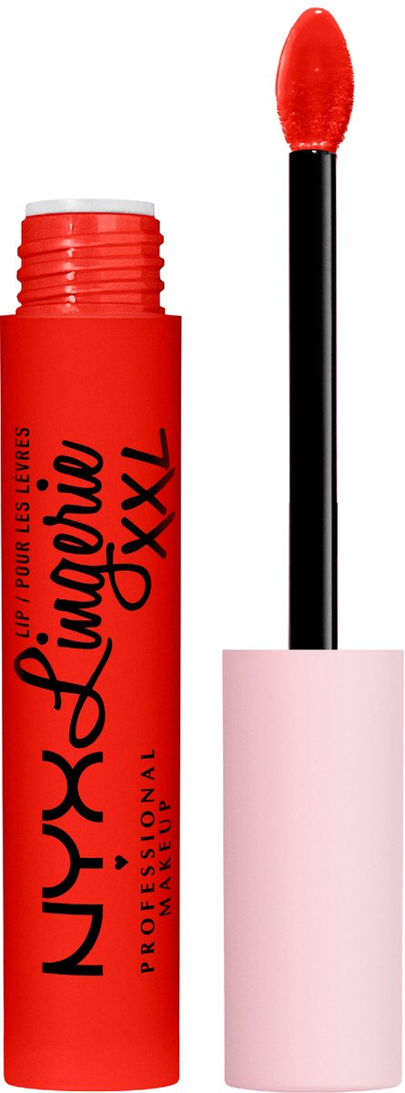 NYX Lip Lingerie XXL matte vloeibare lipstick On Fuego 27 Fire Red