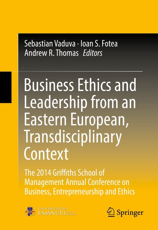 Business Ethics and Leadership from an Eastern European Tran ... - cover