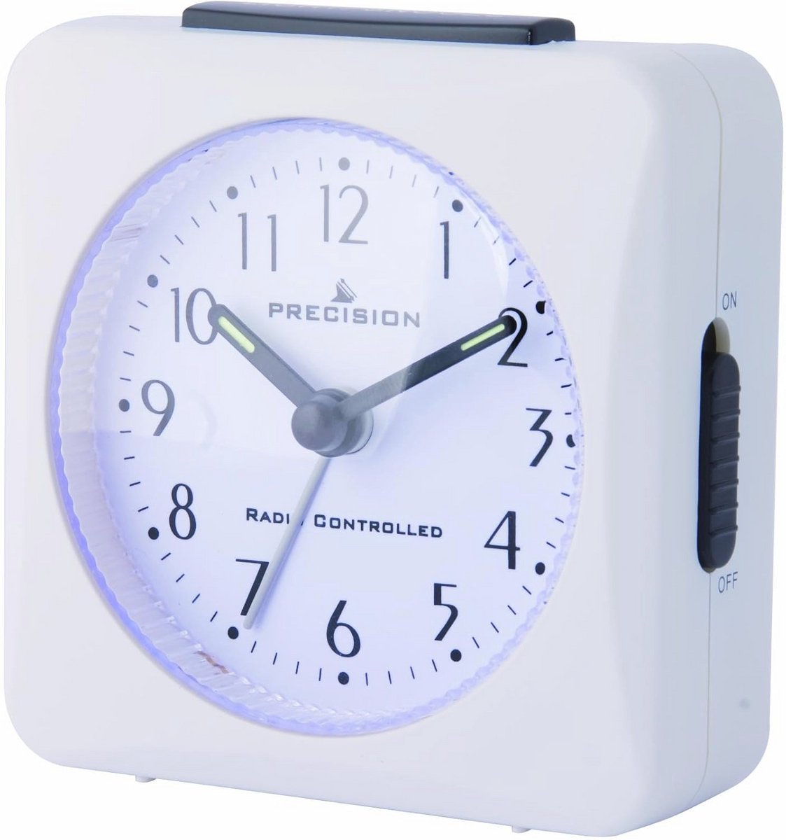 Radiografische Wekker Wit – Nauwkeurige Tijdweergave met Automatische Instelling