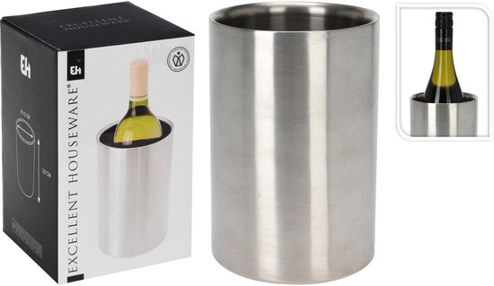 Excellent Houseware Wijnkoeler - RVS