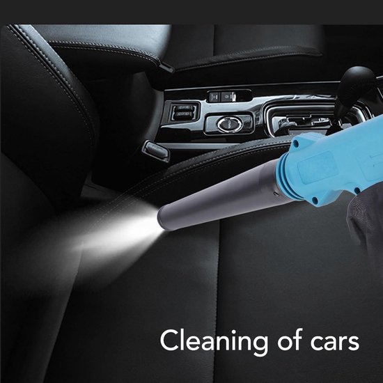Krachtige Pet Hair Removal Cordless Leaf Vacuum met Afneembare Slang - Lichtgewicht 200W Bladblazer op Batterijen — afbeelding 2