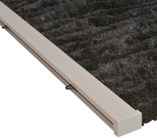 Vliegengordijn kattenstaart - zwart - 90 x 220 cm - deurgordijn - hor - tegen insecten - Insectenwerende vliegengordijnen van Merkloos — afbeelding 2