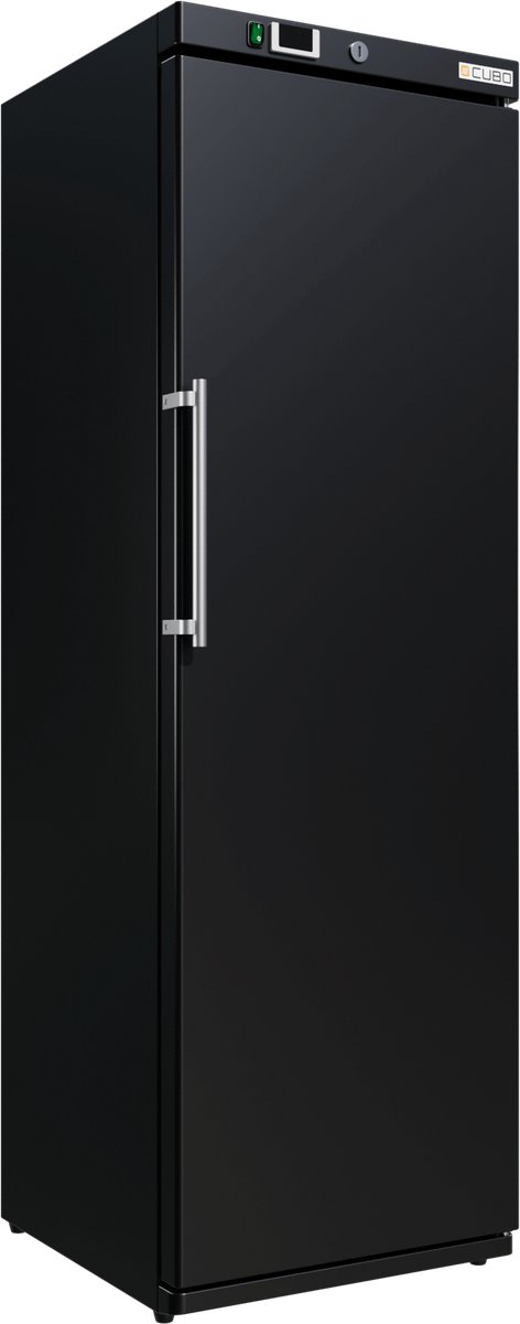 Cubo Horeca Koelkast 293L - Zwart met LED-verlichting - 1 deur met 5 planken - Energiezuinig - CS-BR400V - Frigo