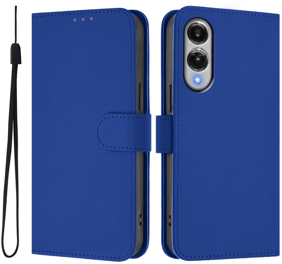 Mobigear Telefoonhoesje geschikt voor Samsung Galaxy S25 Edge Hoesje | Mobigear Urban Wallet Bookcase Portemonnee | Pasjeshouder voor 3 Pasjes | Telefoonhoesje voor Pinpas / OV Kaart / Rijbewijs - Donkerblauw
