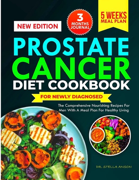 Prostate Cancer Diet Cookbook for Newly Diagnosed - cover