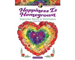 Creative Haven- Creative Haven Happiness is Homegrown Coloring Book