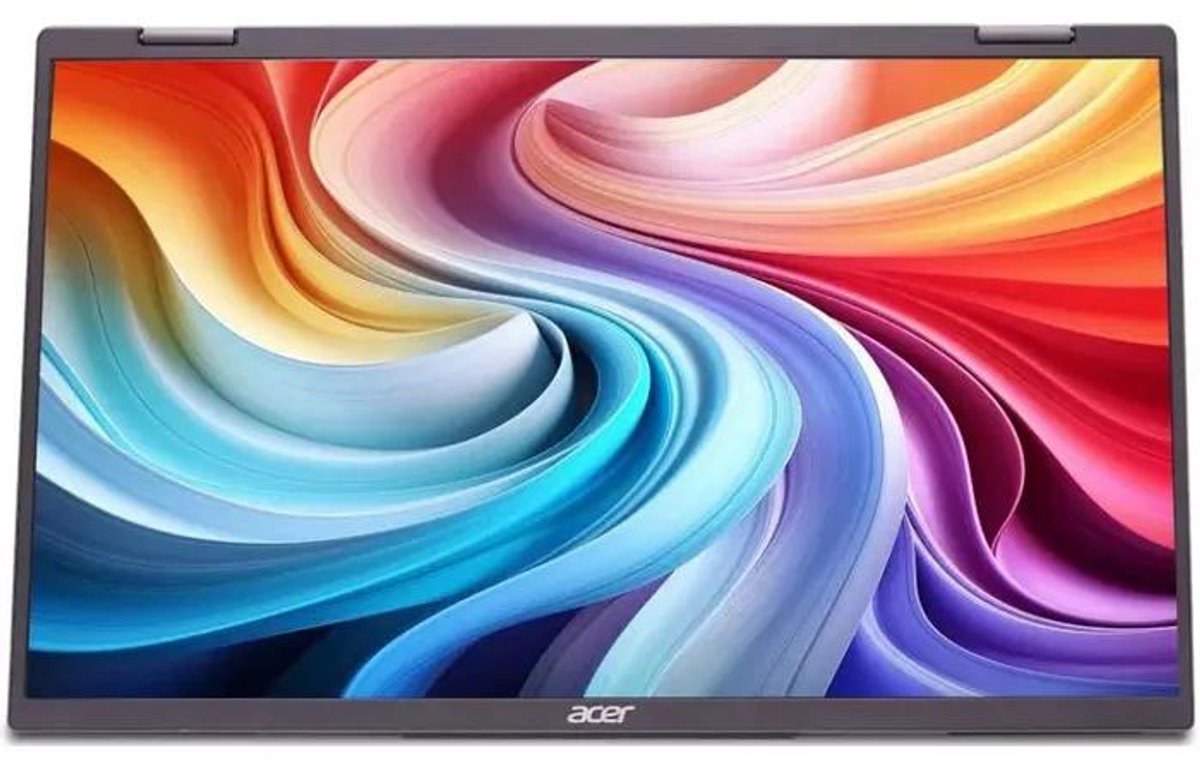 Acer PD3 Dubbele opvouwbare draagbare Monitor | PD163Q| Zwart