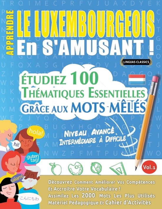 Apprendre Le Luxembourgeois En s'Amusant - Niveau Avancé - cover