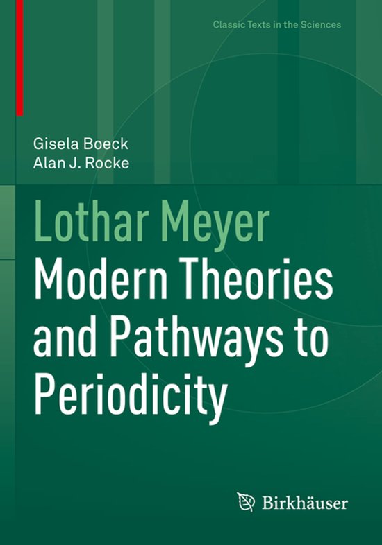 Classic Texts in the Sciences- Lothar Meyer - cover