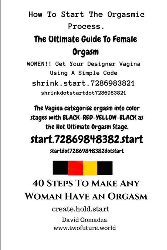 40 Steps To Make Any Woman Have An Orgasm. - cover