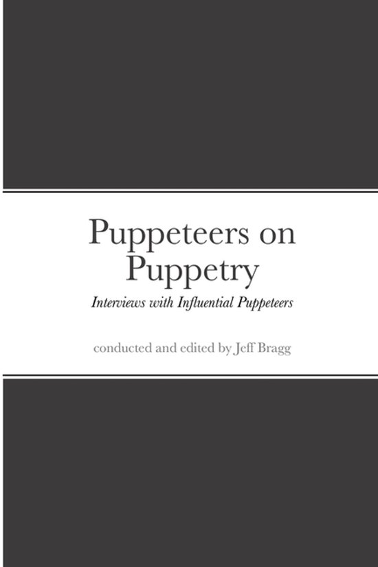 Puppeteers on Puppetry - cover