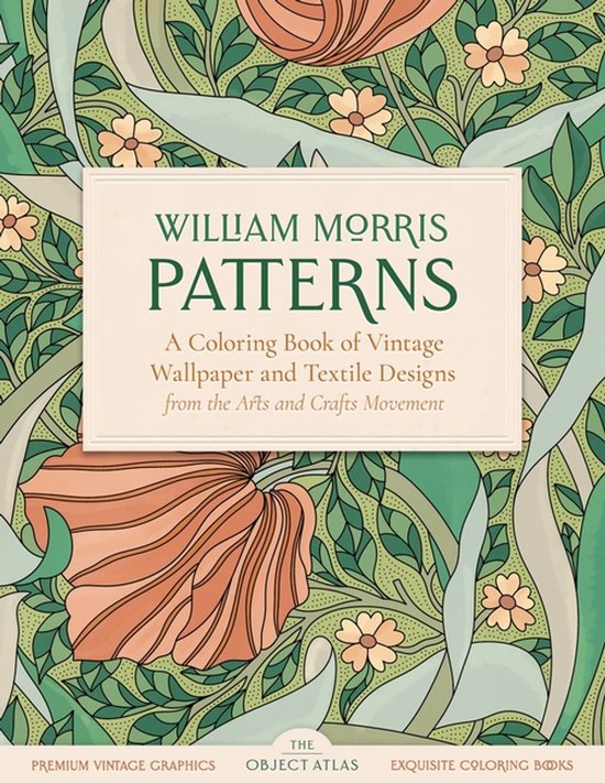 The Vintage Coloring Books- William Morris Patterns