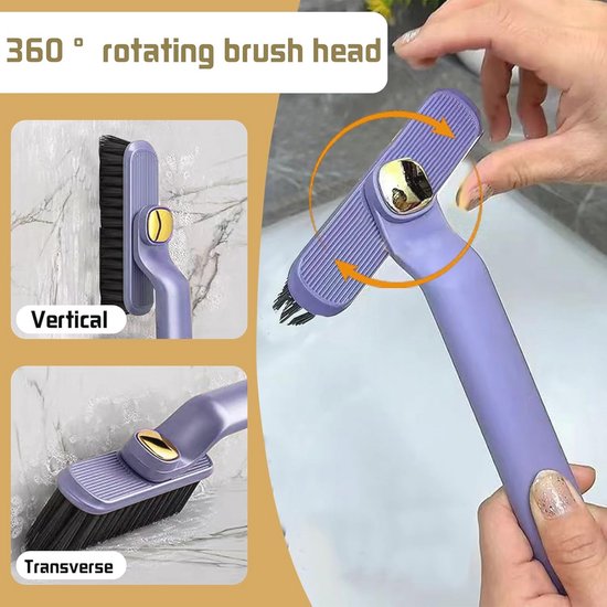 Multifunctionele 360° voegenborstel voor dieptereiniging van badkamer en keuken — afbeelding 4