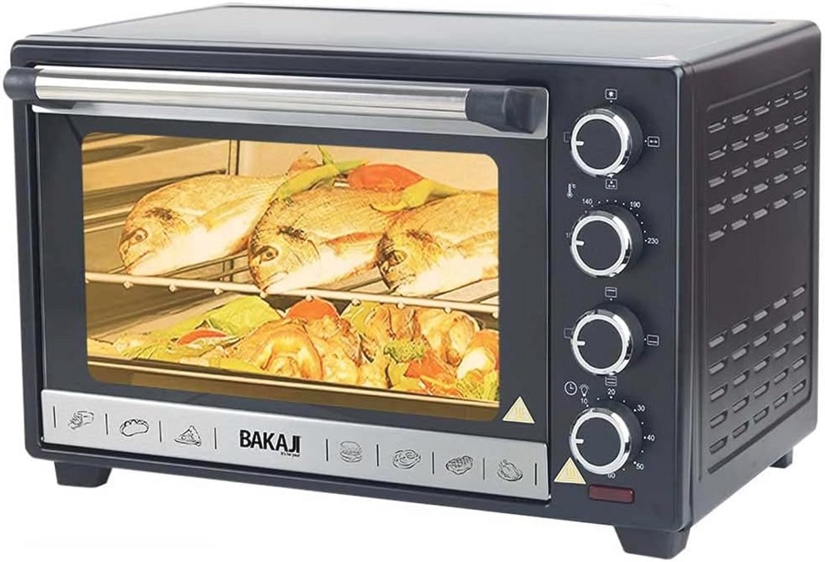 Elektrische oven met circulatielucht - 38L, 1600W, temperatuur tot 230°C, 4 functies