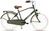 SJOEF City Jongensfiets 22 inch - Kinderfiets voor jongens van 7 tot 9 jaar - Army Green