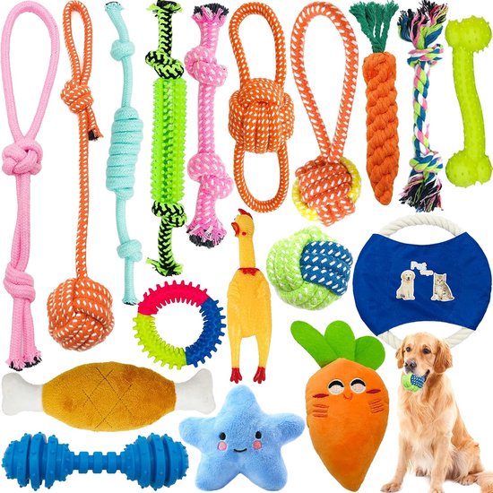 BITE FORCE Deep Sea stoer pluche speelgoed voor honden - Gebouwd met kevlar en meerdere lagen met versterkte naden. Pieper voor interactief spelen. Ideaal voor sterke kauwers (Octopus