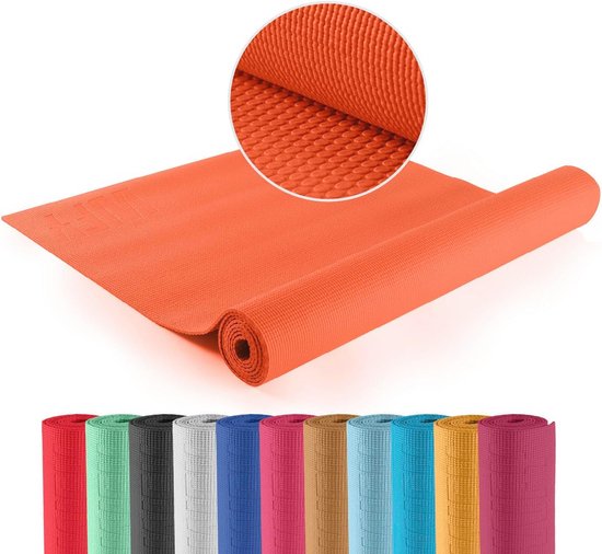 Casa Fit Premium yogamat, antislip fitnessmat voor yoga, pilates en gymnastiek, extra dik en duurzaam, ideaal voor thuis en de sportschool