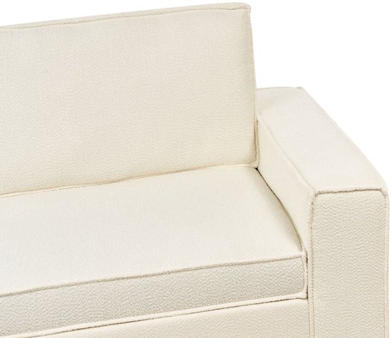 VUOKATTI - Canapé-lit - Blanc cassé - Bouclé