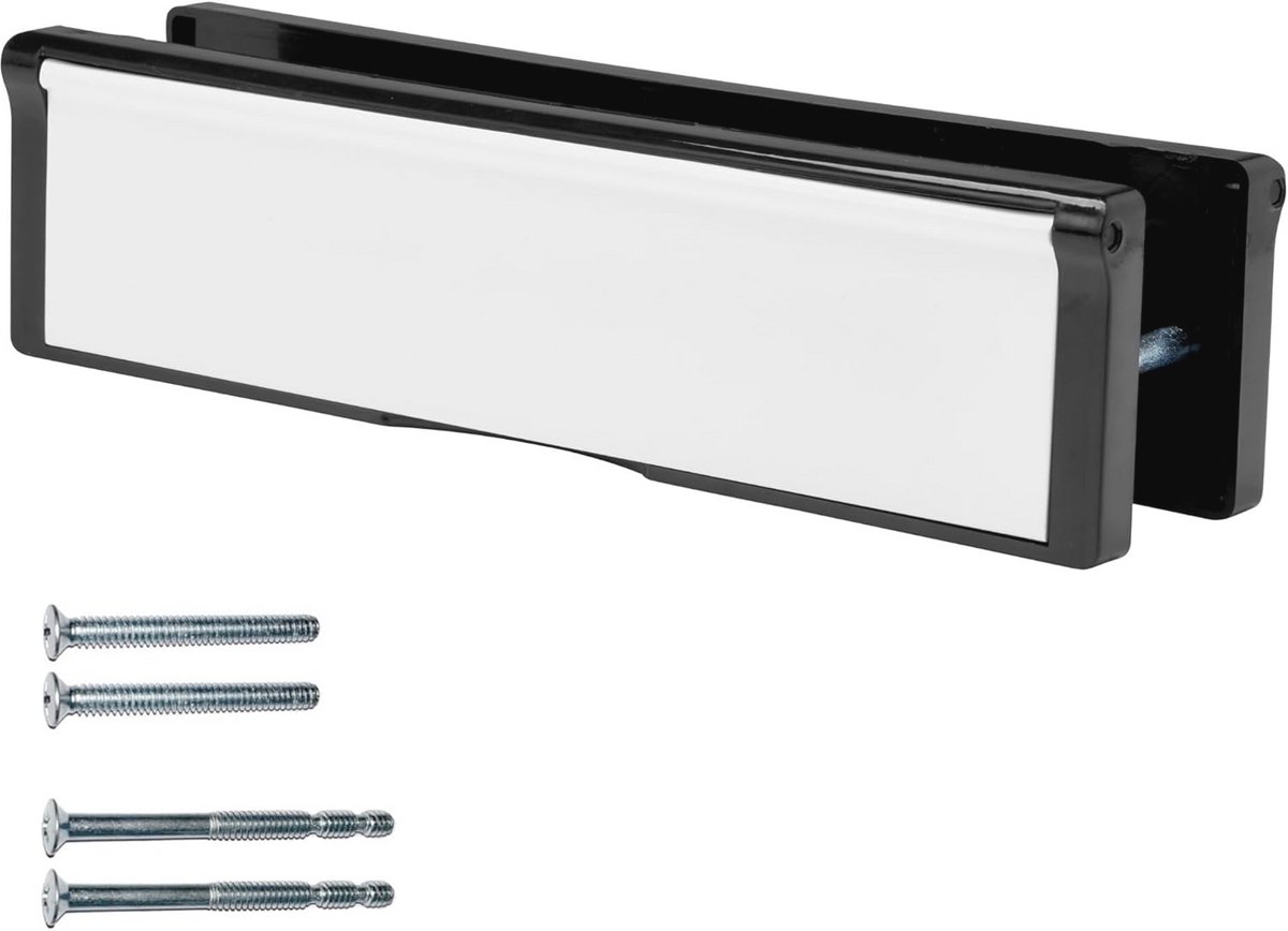 Verstelbare Deurbrievenbus 10" voor Houten en UPVC Deuren - Perfecte Aanpassing 20-40 mm
