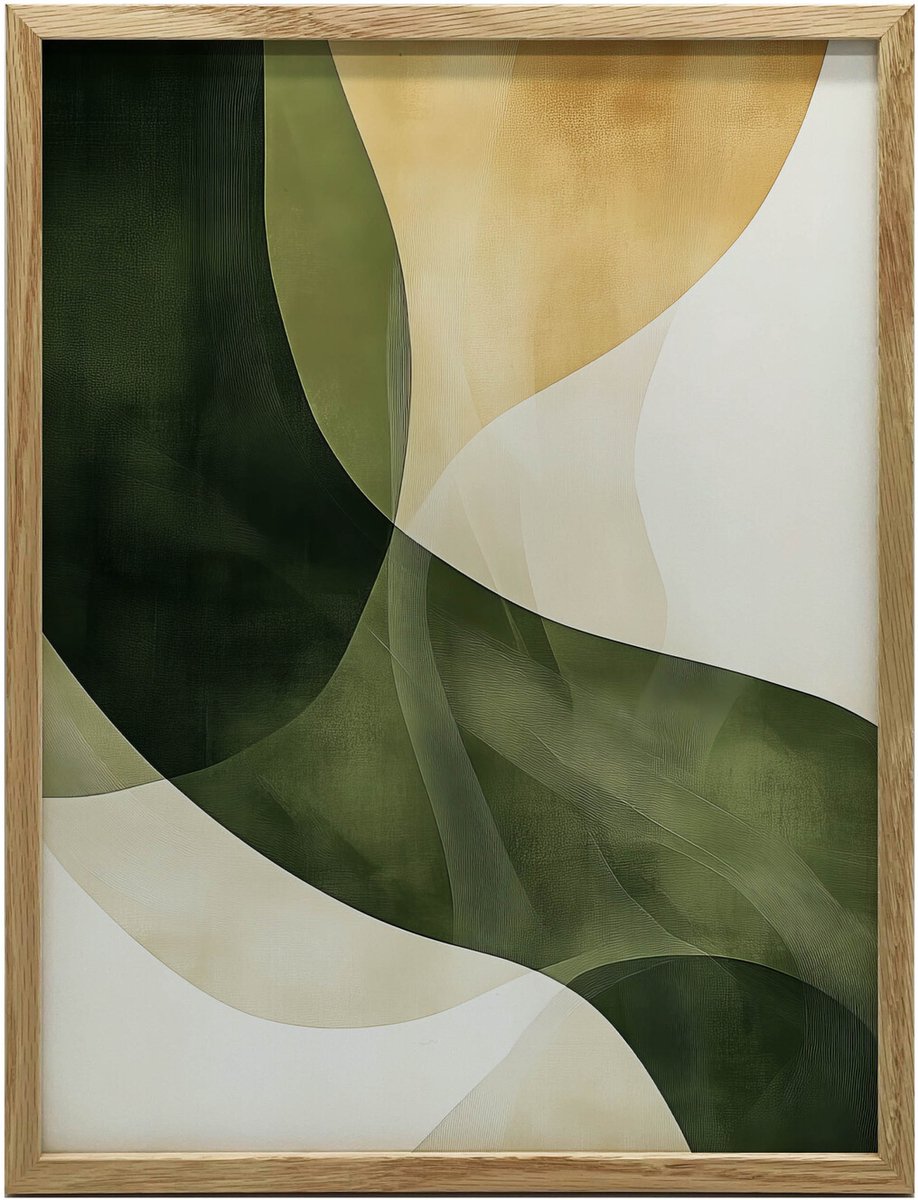 Canvasschilderij Voor Muurgolven Van Dromen Met Frame 30X40 Cm Mat