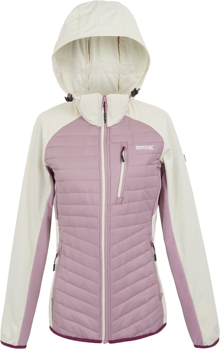 Gevulde Jas Hiking Dames Wit